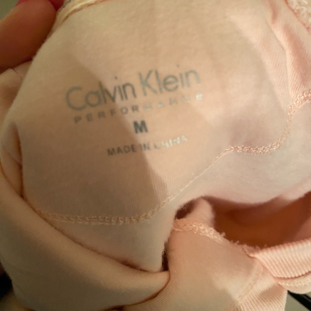 Light Pink Calvin Klein Hoodie Size: Medium
